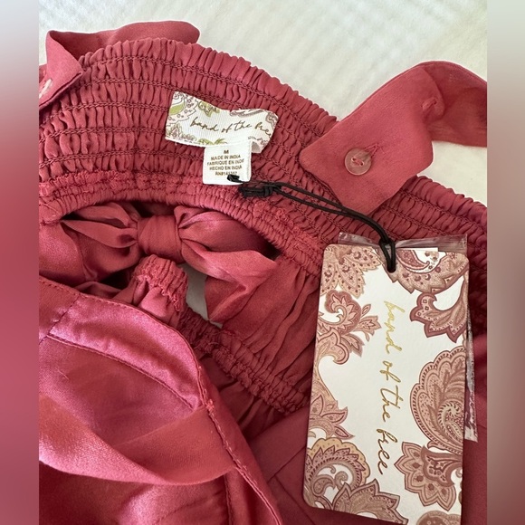 NWT Band of the Free Fairycore Cottagecore Blush Rose Maxi Dress, Size Medium - Picture 4 of 11